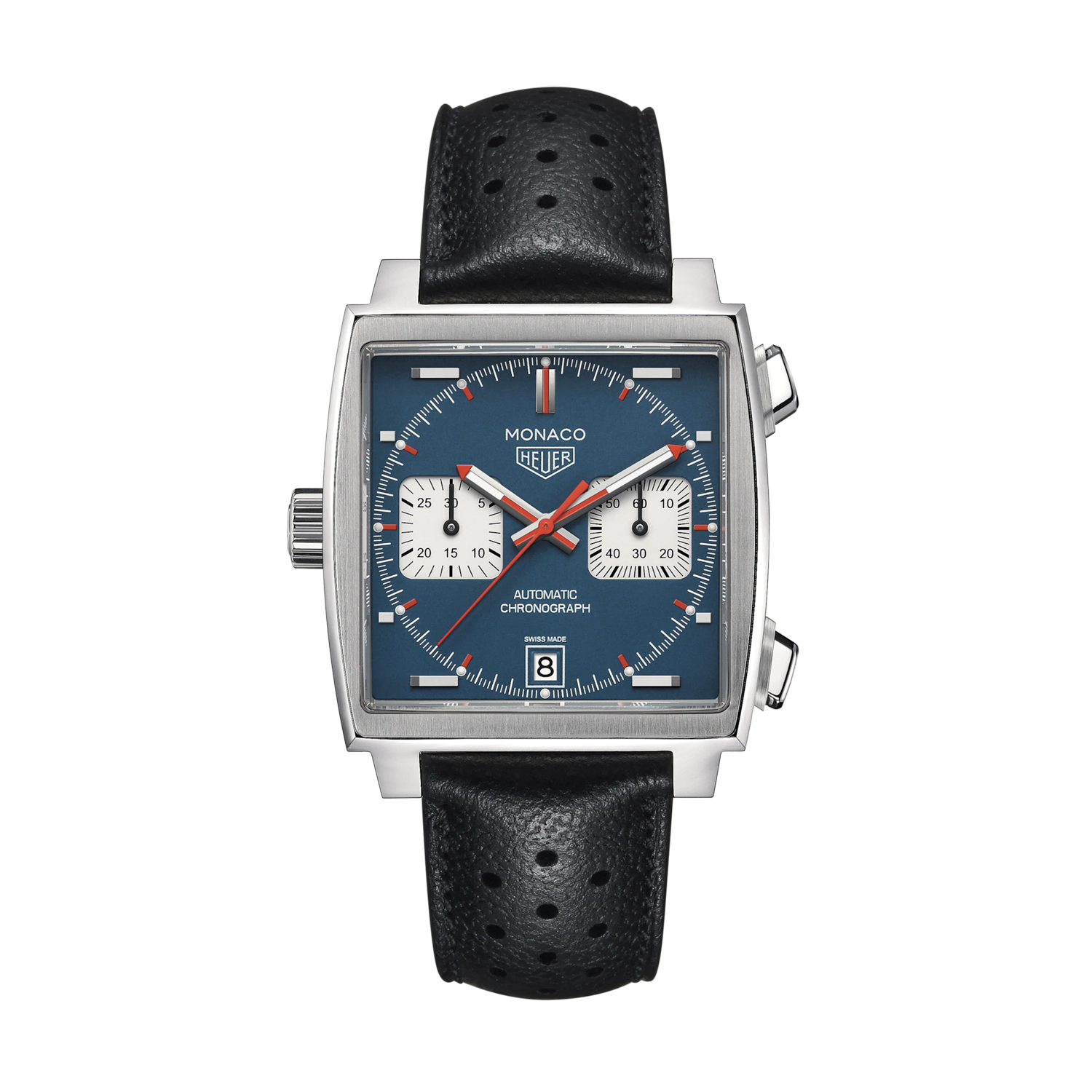 美しいカッコイイ！TAG Heuer タグホイヤー MONACO AUTOMATIC CHRONOGRAPH モナコ・オートマティッククロノグラフ Ref:CAW2111-0/FC6183 ■0747 モナコ