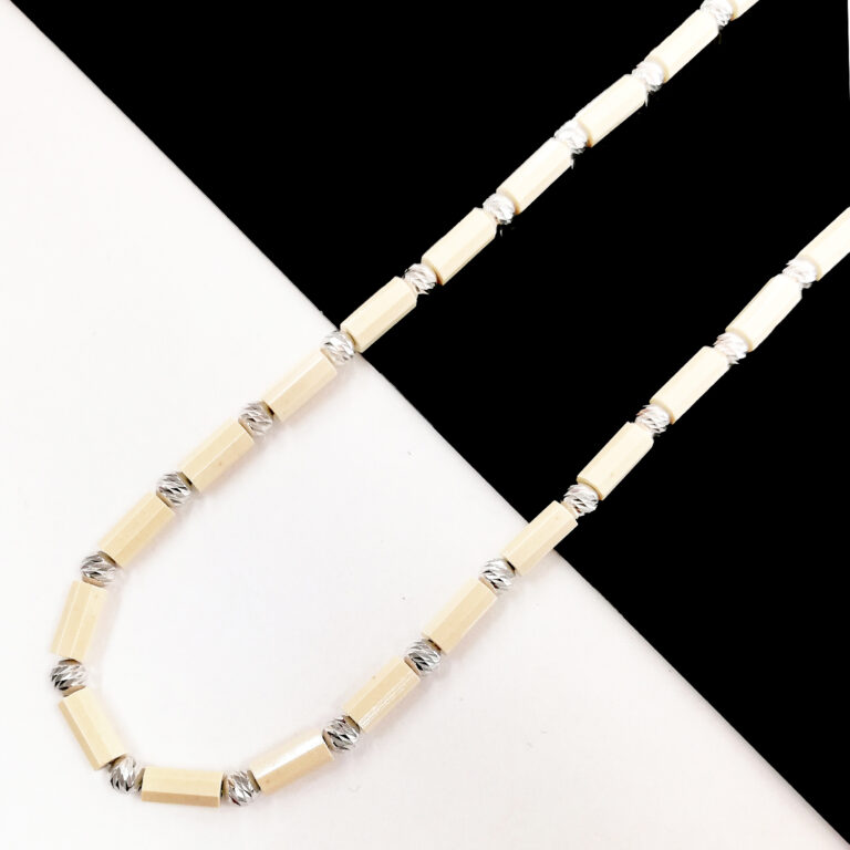 DisMoi ディモア ネックレス アスカブラック K18YG 43cm（ディモア  