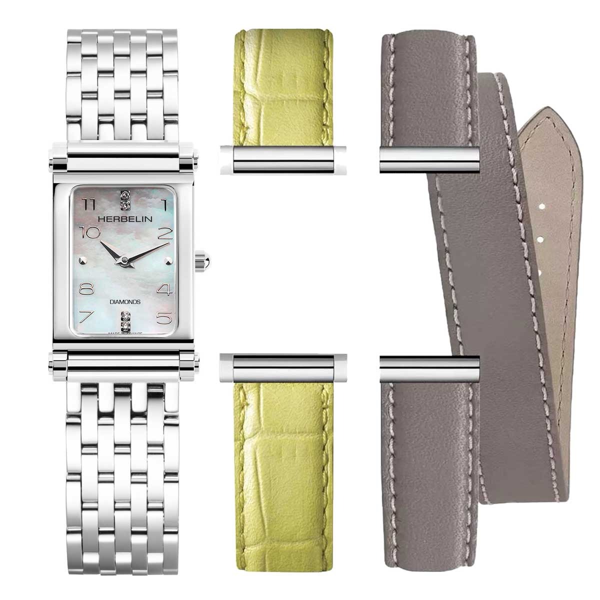 エルブラン〉アンタレス スクエア メタルベルト 選べる シングル