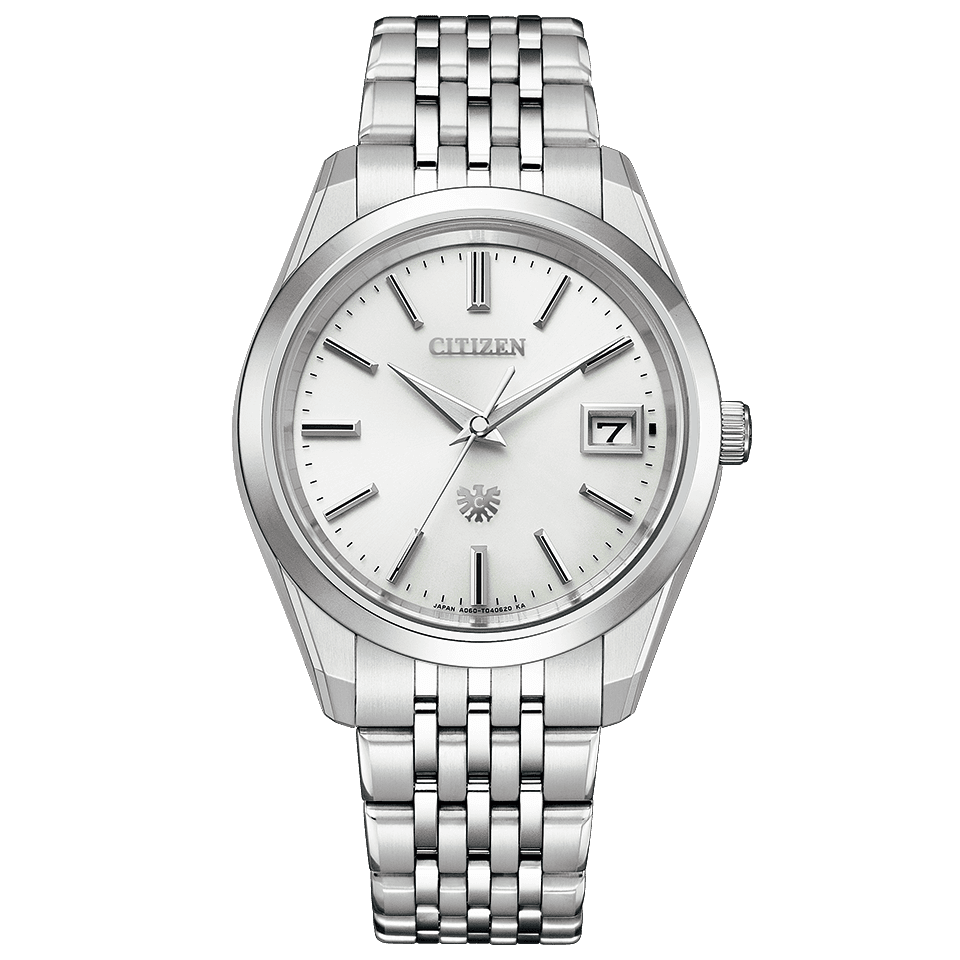 お値下げ中【美品】CITIZEN ザ・シチズンAQ4100-57B シルバー AQ4100-57B ザ・シチズン | 井上時計店