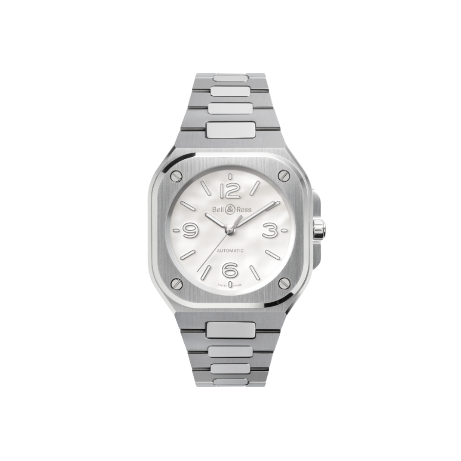 ベル＆ロス〉BR 05 マザーオブパール スティール 36MM | 宝飾時計専門