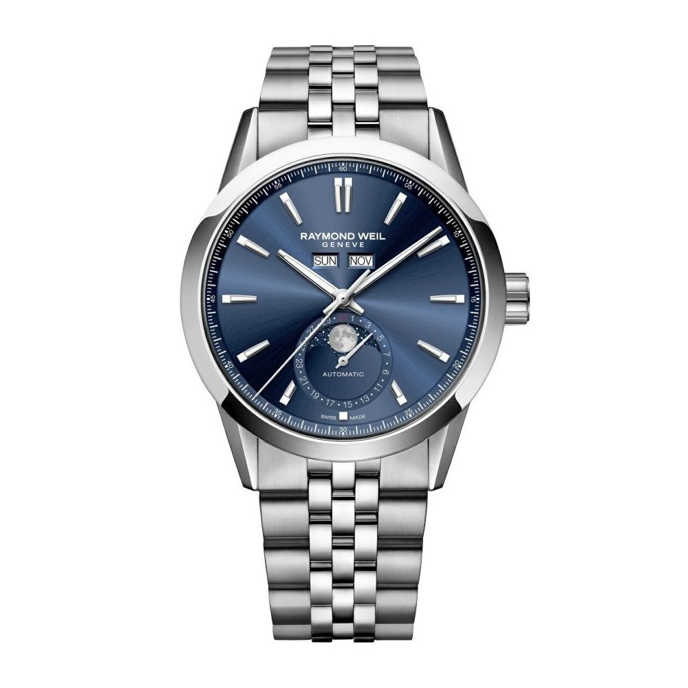 5483 ムーンフェイズ トリプルカレンダー Raymond Weil RAYMOND WEIL 5483-2 Moon Phase (Triple Date) Calendar Watc