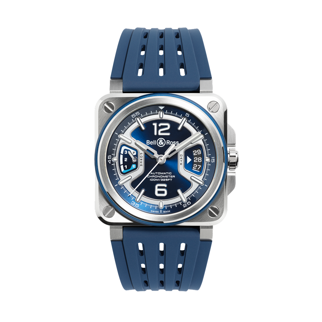 ベル＆ロス〉BR-X3 ブルースチール ブルーラバー 41MM | 宝飾時計専門