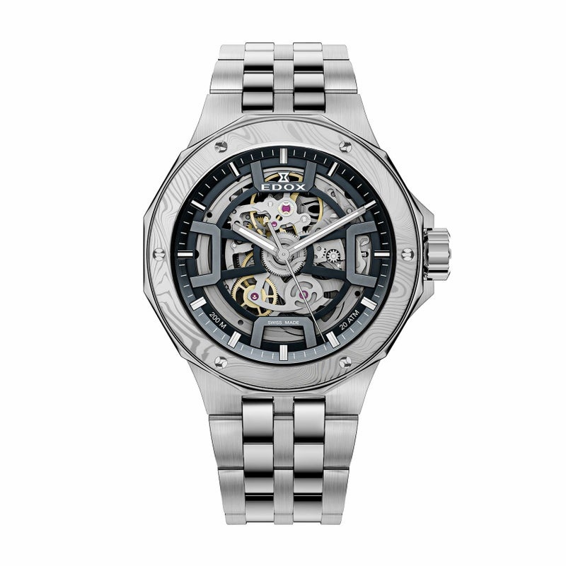 EDOX DELFIN THE ORIGINAL MECANO AUTOMATIC DAMASCUS LIMITED EDITION