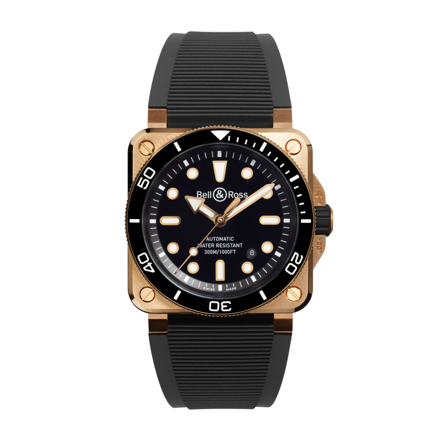 ベル＆ロス BR-03 ダイバー ブラック ブロンズ 42MM