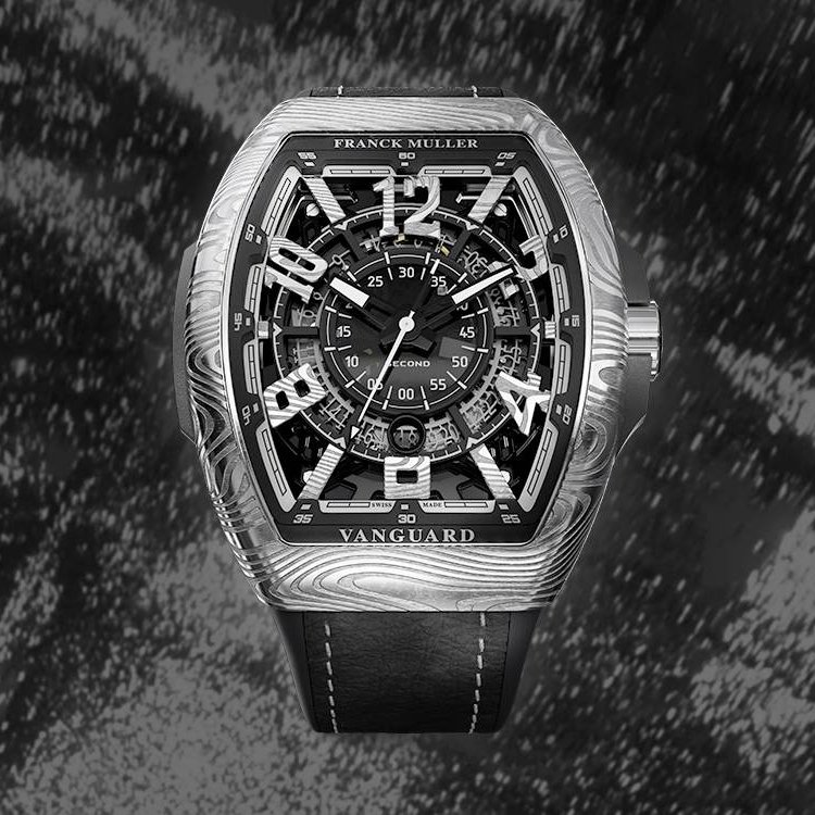 フランク ミュラー ヴァンガード ダマス レーシング スケルトン